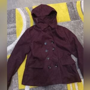Womens Burgundy coat